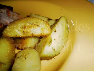 Batatas salteadas com alecrim