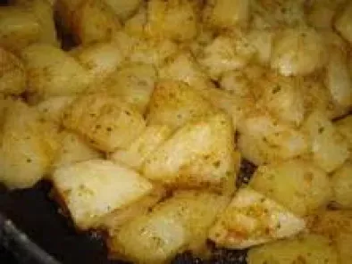 Batatas salteadas com Farinheira
