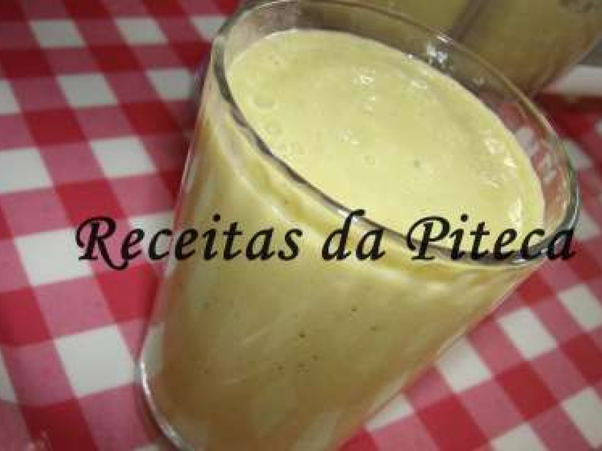 Batido de abacate, kiwi e laranja