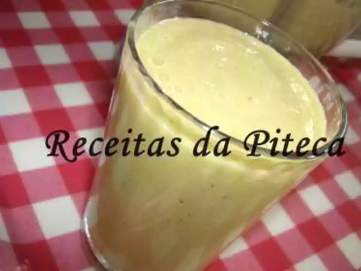 Batido de abacate, kiwi e laranja