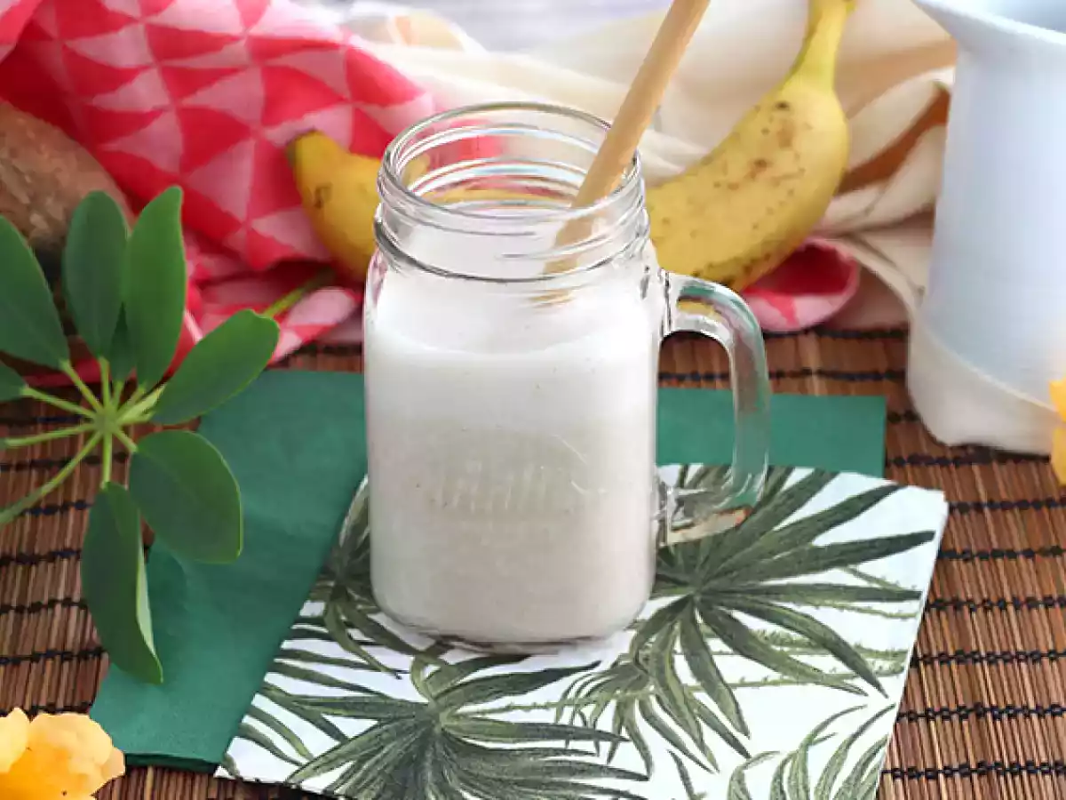 Batido de banana (vegan)