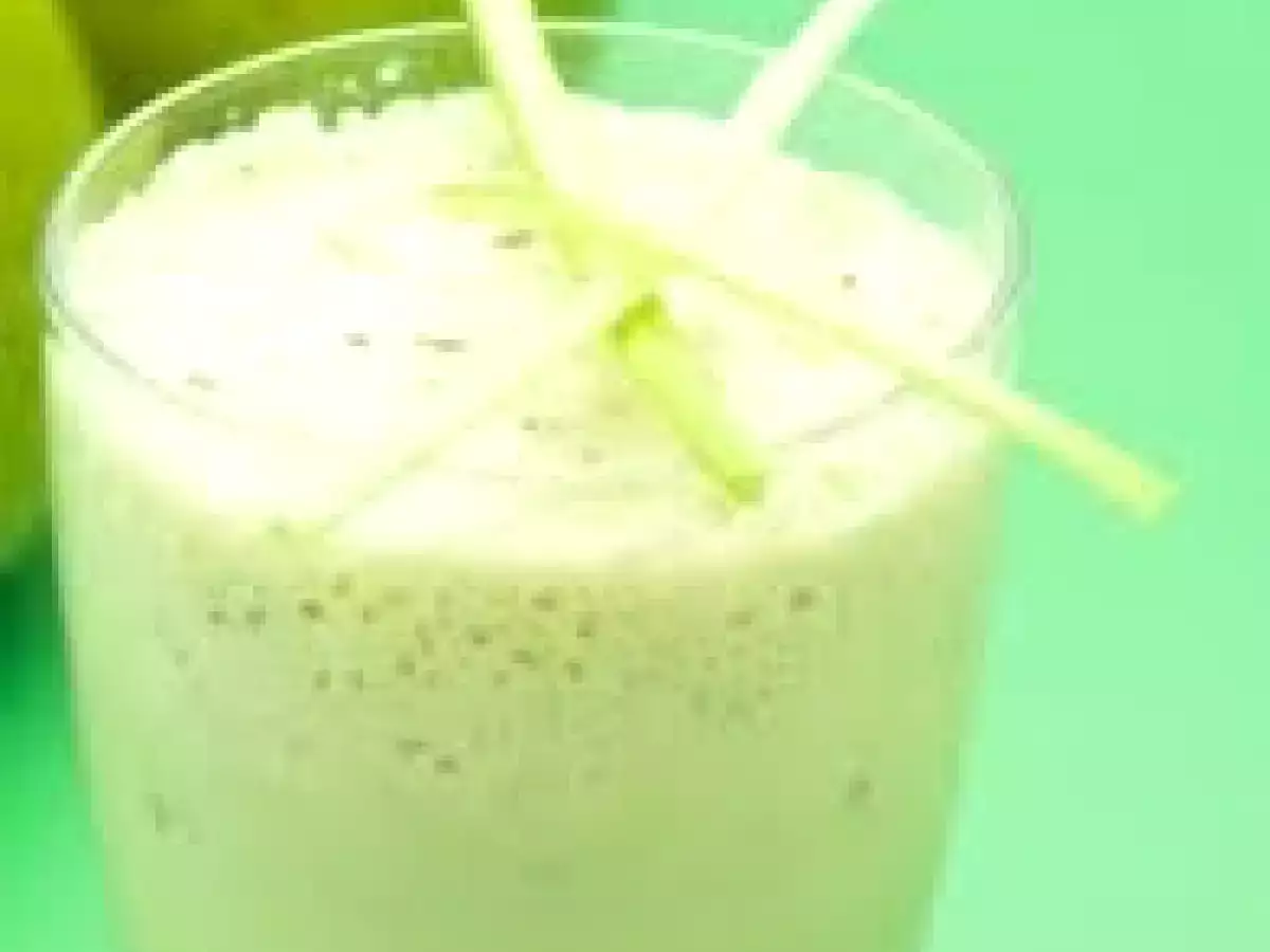 Batido de chá e fruta