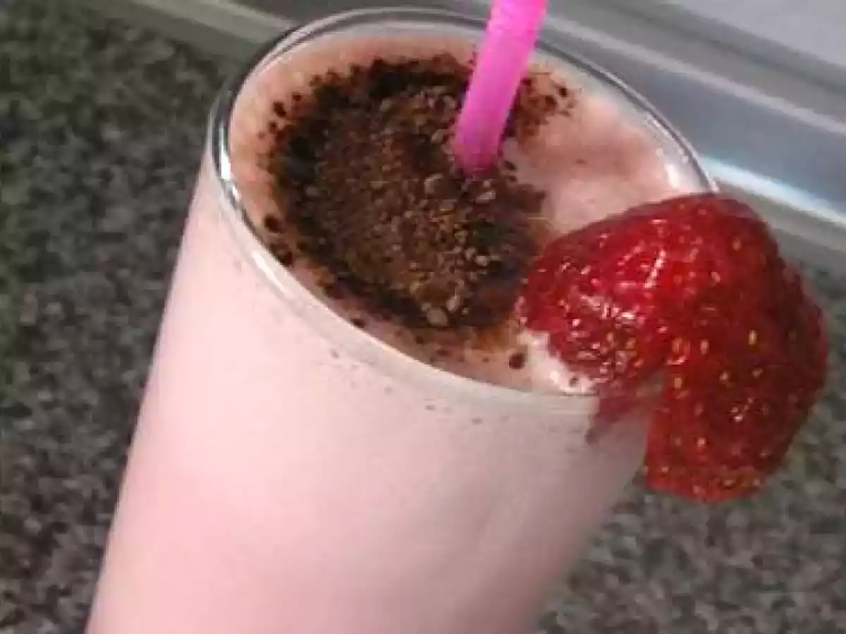 Batido de morango e chocolate - foto 2