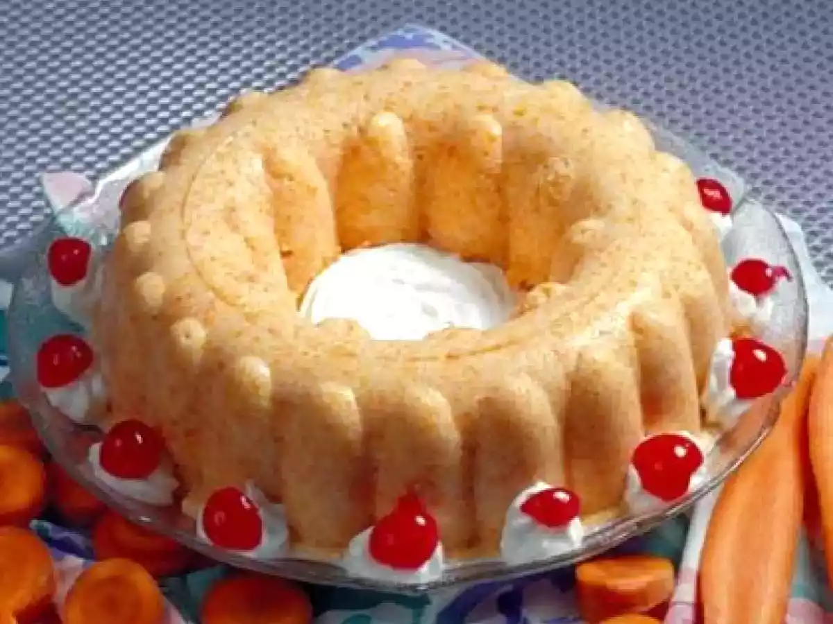 Bavarois de Cenoura com Iogurte