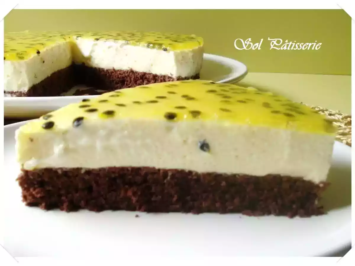 Bavarois de maracujá