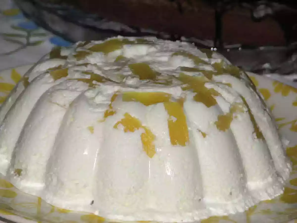 Bavaroise de ananás e coco