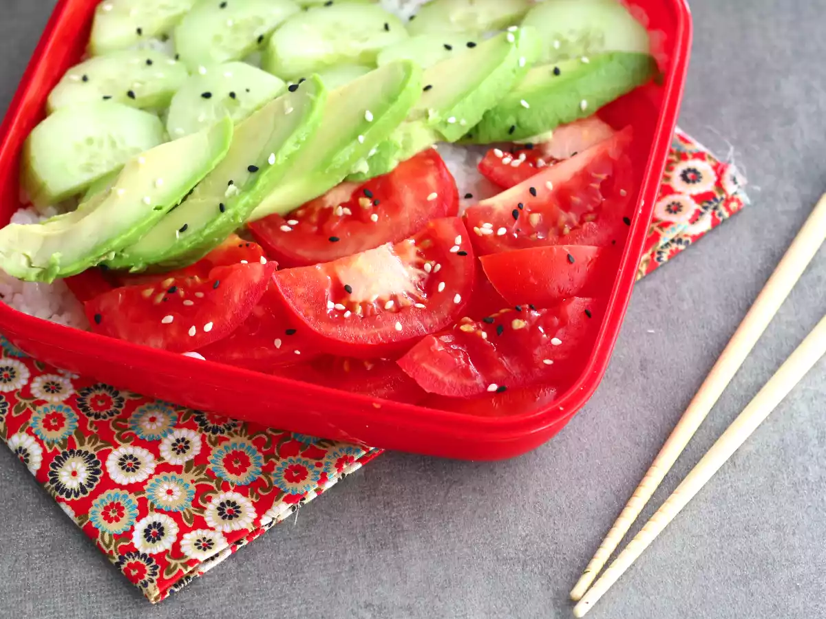 Bento Box (Bento japonês, versão vegano) - foto 2