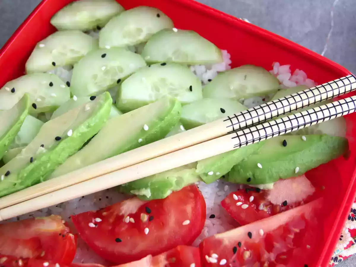 Bento Box (Bento japonês, versão vegano) - foto 4