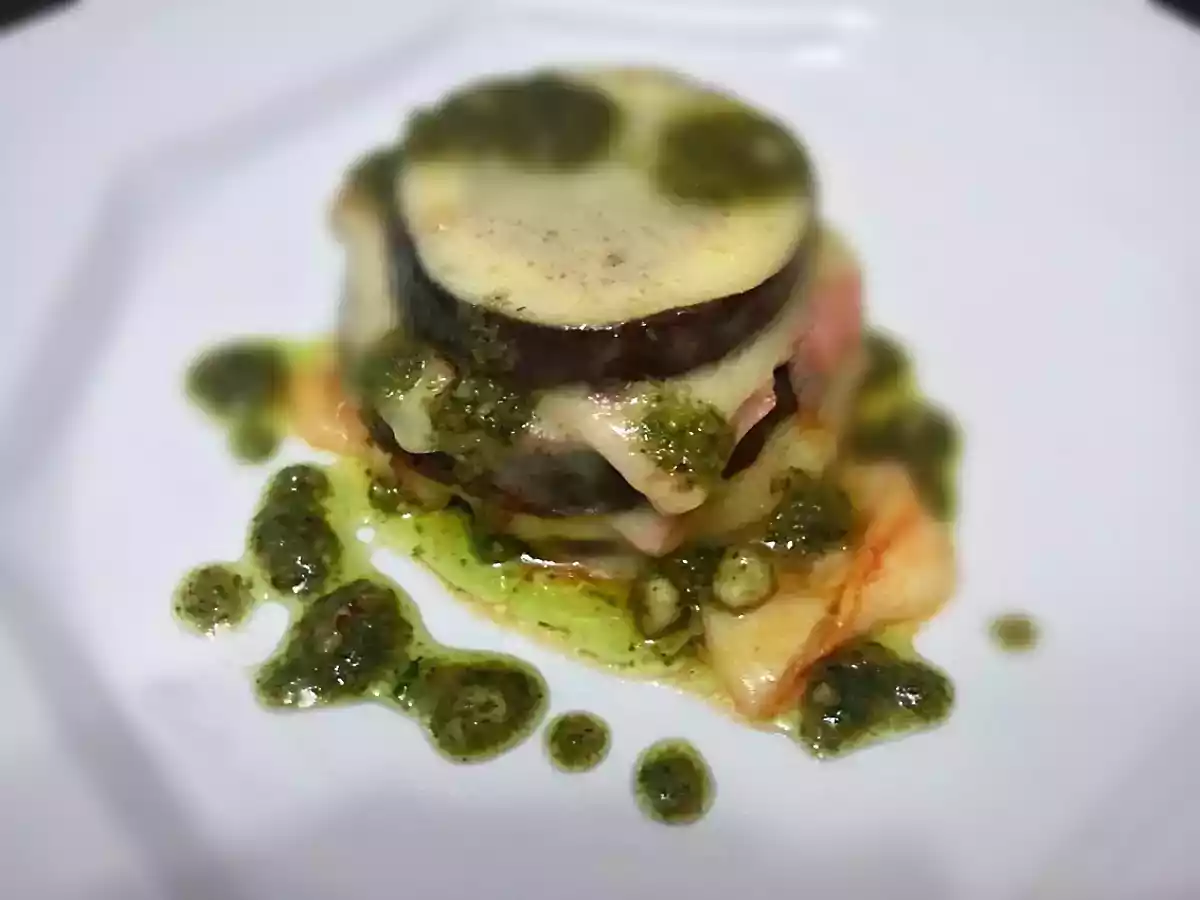 Beringela ao Pesto