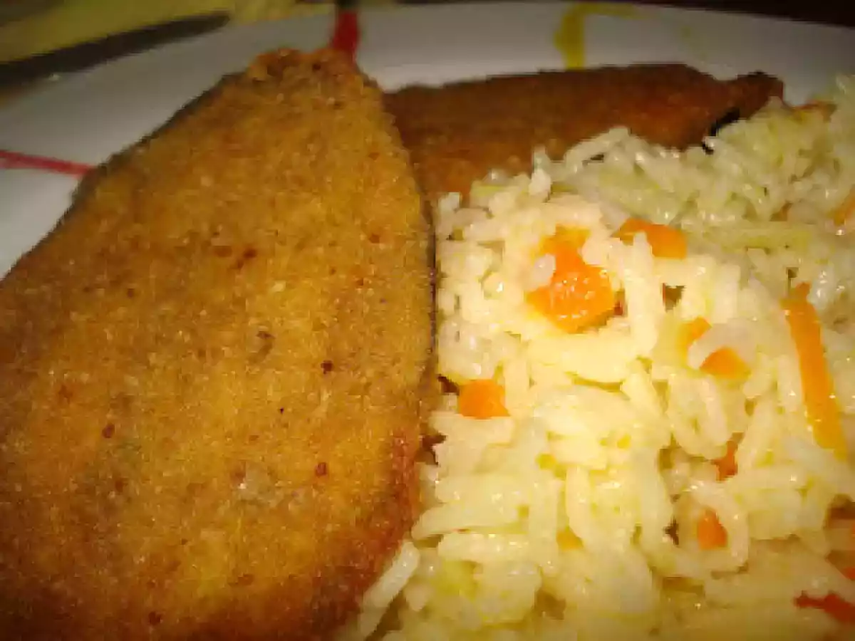 Beringela Panada com arroz de juliana de couve lombarda e cenoura - foto 2