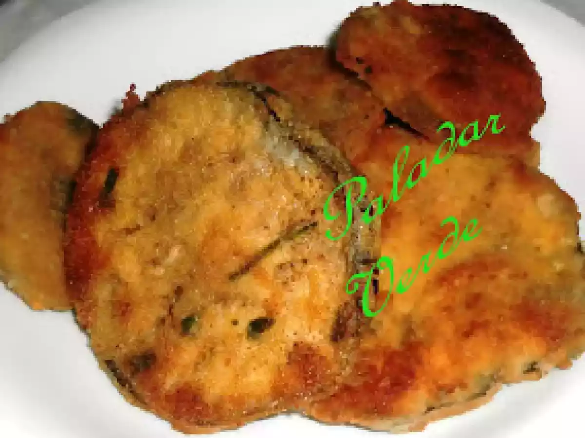 Beringela panada (ovo-lacto-vegetariano)