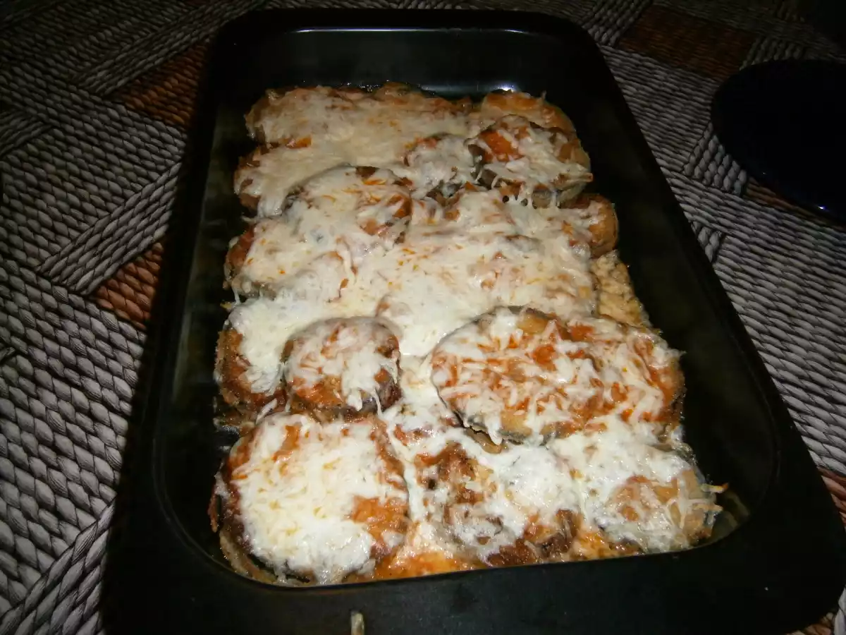 Berinjela à parmegiana (vegetariana)