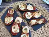 Berinjela (beringela) assada com queijo, mel e tomate, foto 3