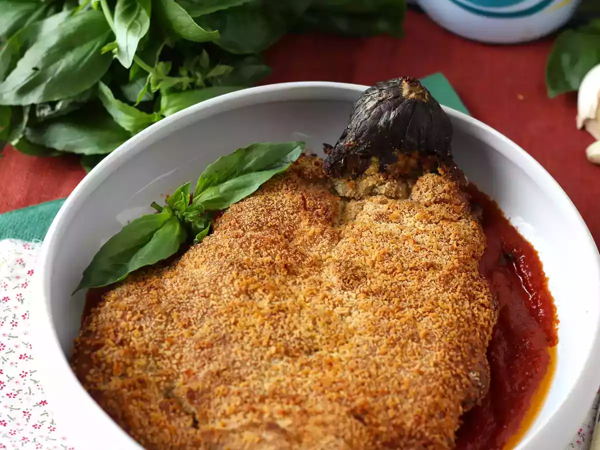 Berinjela empanada à Milanesa, feita na Air Fryer - foto 6