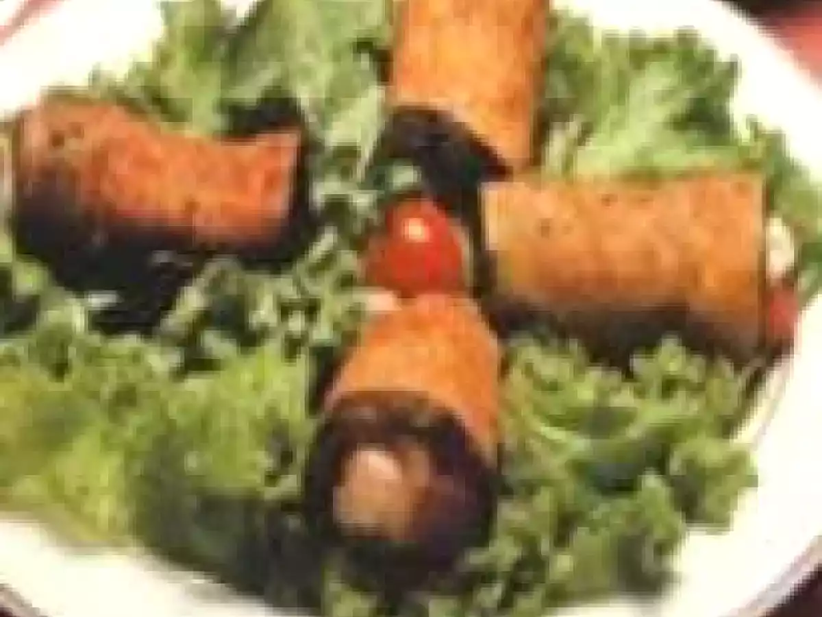 Berinjela Frita Enrolada com Mozzarella de Búfala