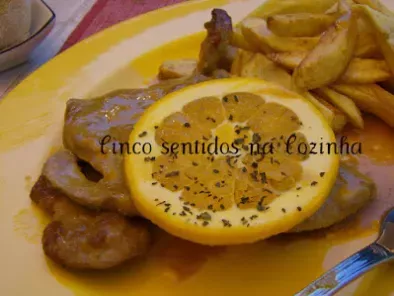 Bifanas com molho de laranja e mostarda- Passatempo Cozinhar com...Laranja! - foto 2