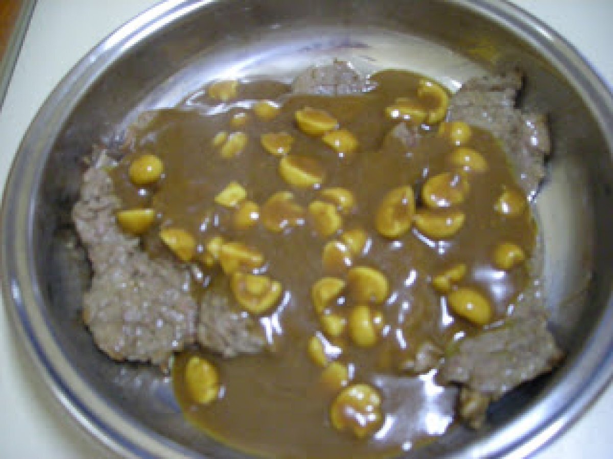 Bife ao Molho de Champignon