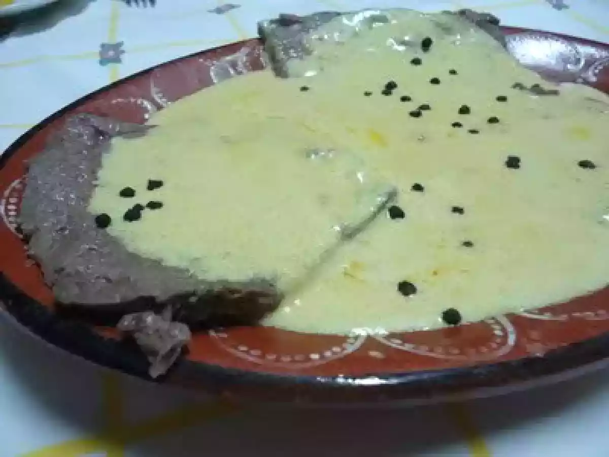 Bife com molho de whisky