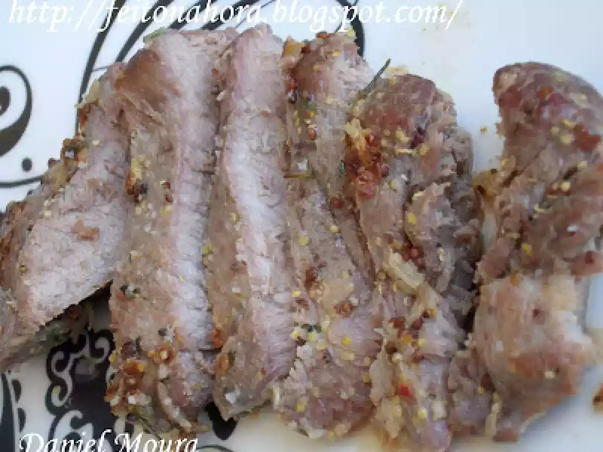 Bife de Pernil marinado no whisky - foto 2