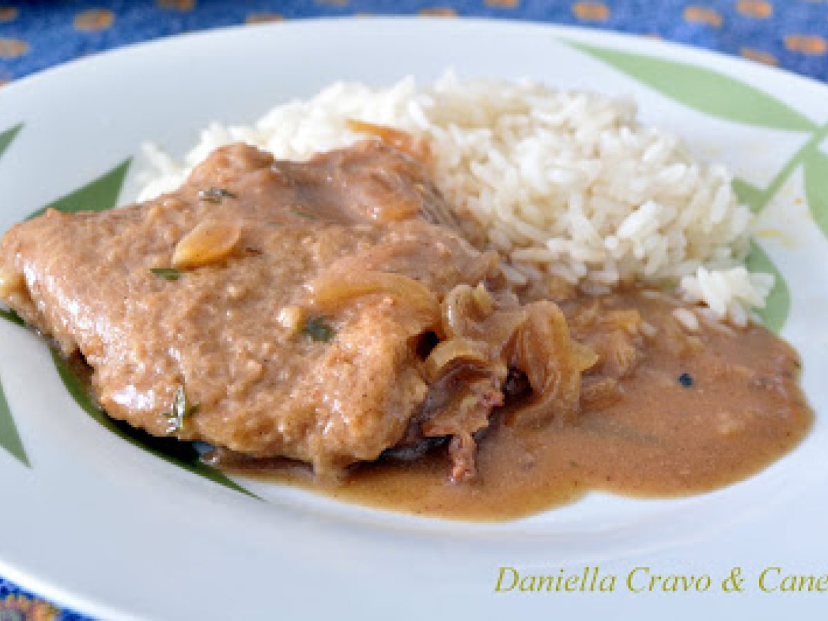 Bifes com Cebolas ao Forno