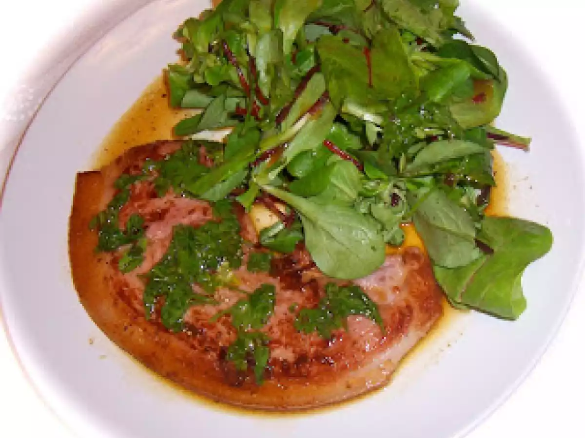 Bifes de Fiambre com Salsa!