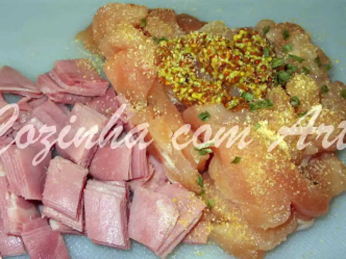 Bifes de frango com mostarda L'ancienne e molho de 4 queijos - foto 3