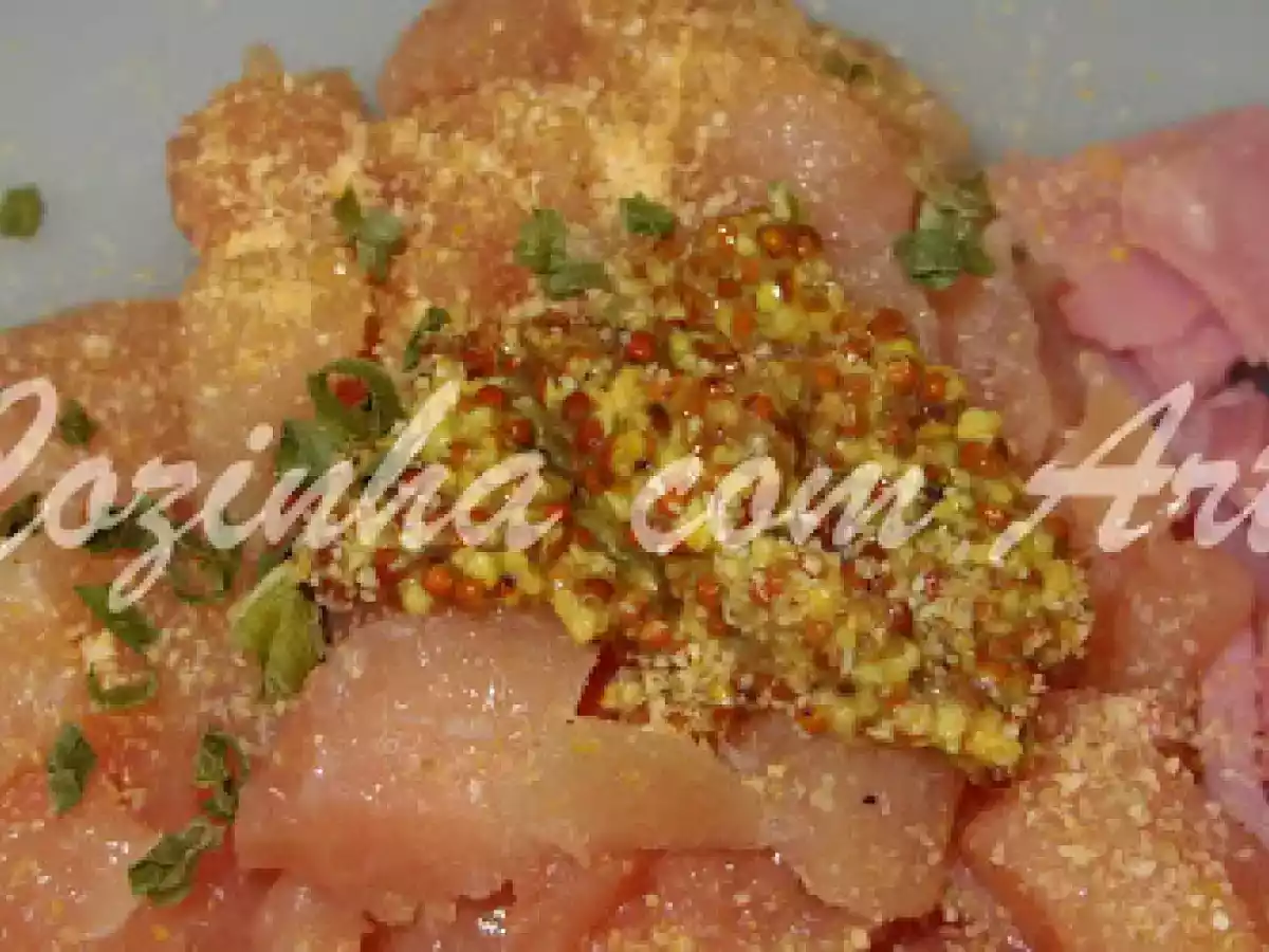 Bifes de frango com mostarda L'ancienne e molho de 4 queijos - foto 4