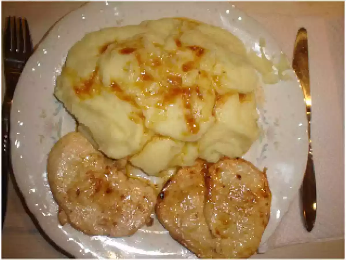 Bifes de Frango com Puré
