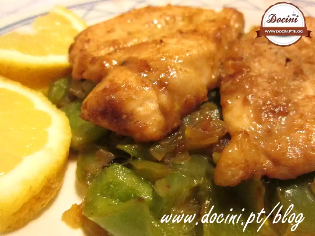 Bifes de Peru com Molho de Limão