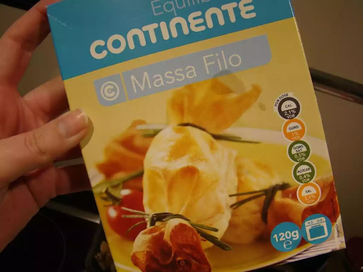 Bifes de Perú e Legumes embrulhados em Massa Filó - foto 6