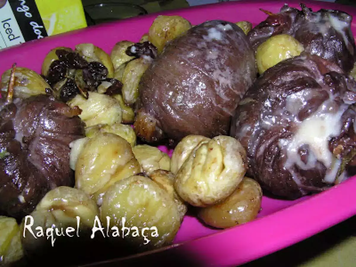 Bifes de vaca recheados com presunto e queijo - Actifry - foto 6
