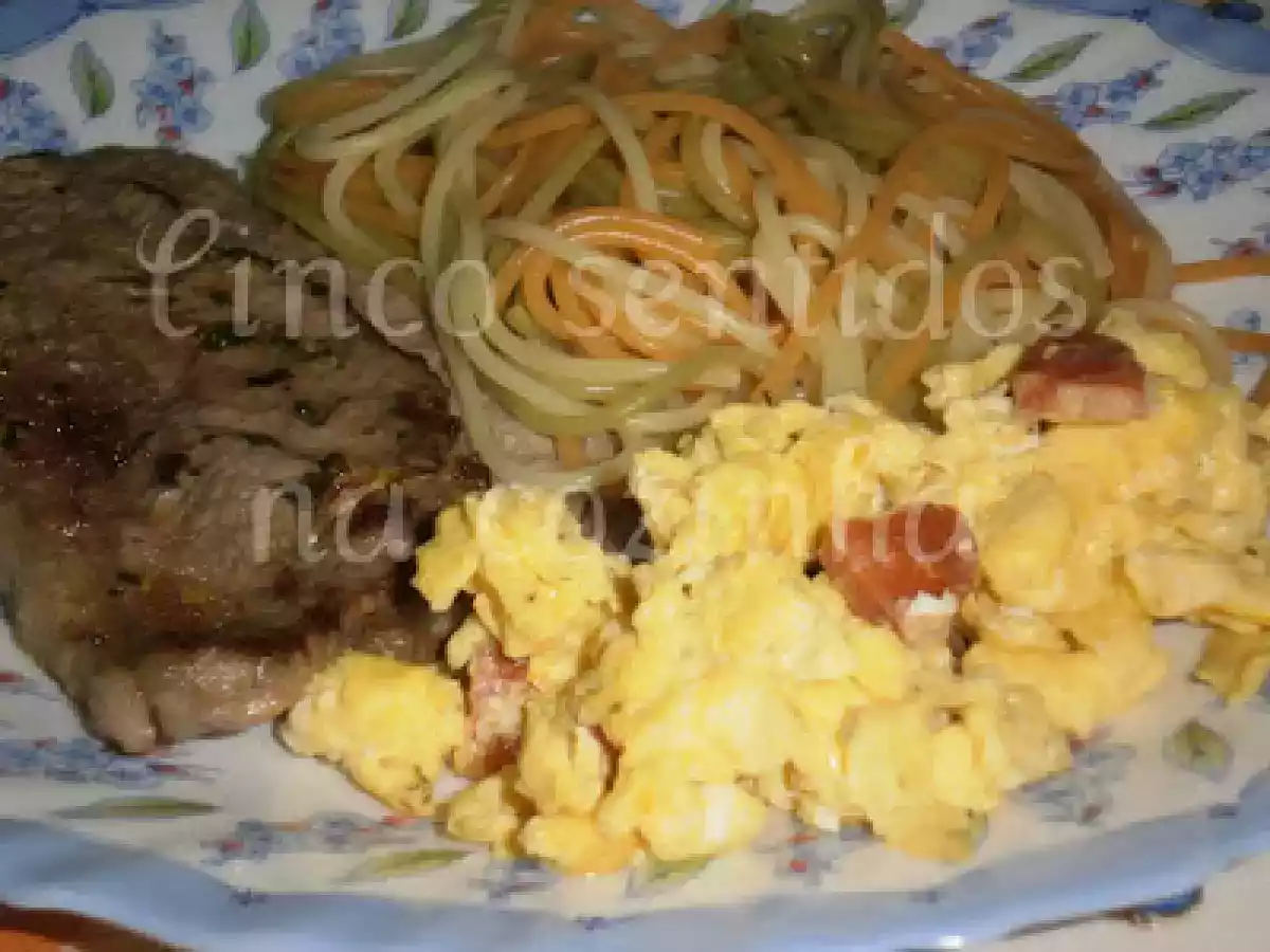Bifes de vaca temperados com gengibre e salsa - foto 2