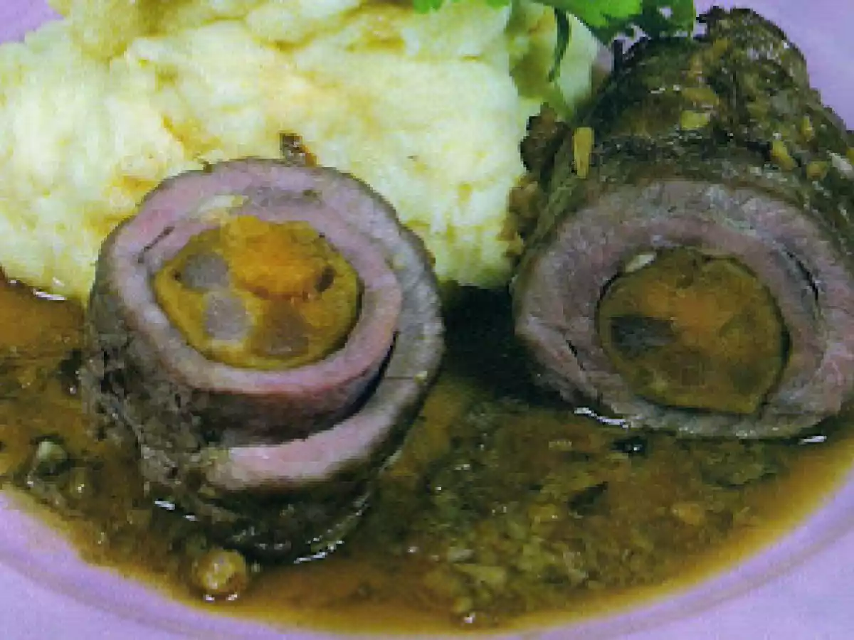 Bifes Enrolados com Farinheira