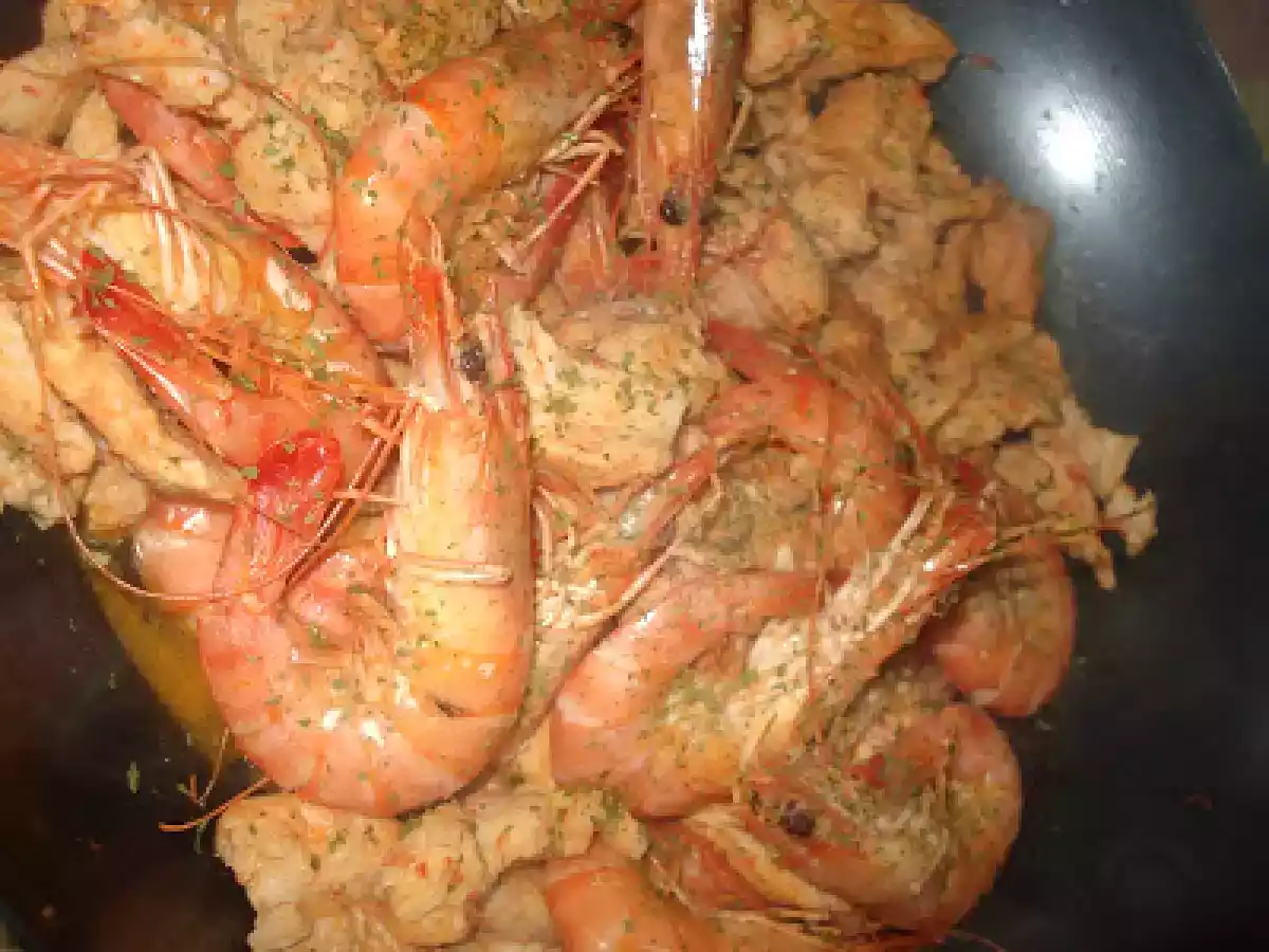 BIFINHO DE PERU COM CAMARÃO NO WOK... - foto 2