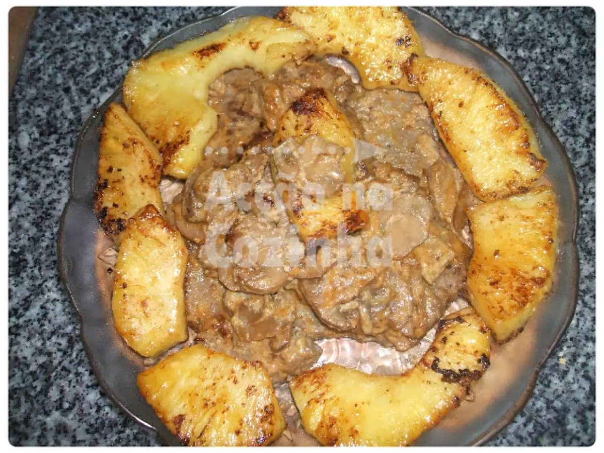 Bifinhos com ananás ao mel - foto 6