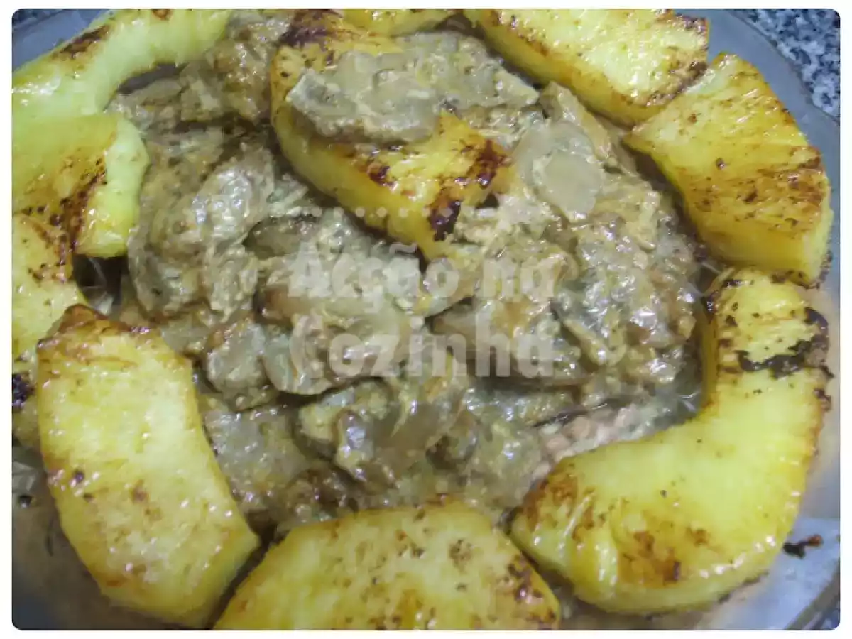 Bifinhos com ananás au mel