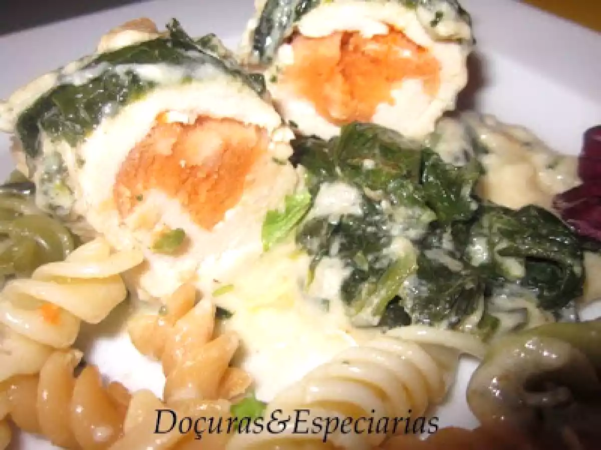 Bifinhos de Frango Recheados com Farinheira e Queijo Brie - foto 3