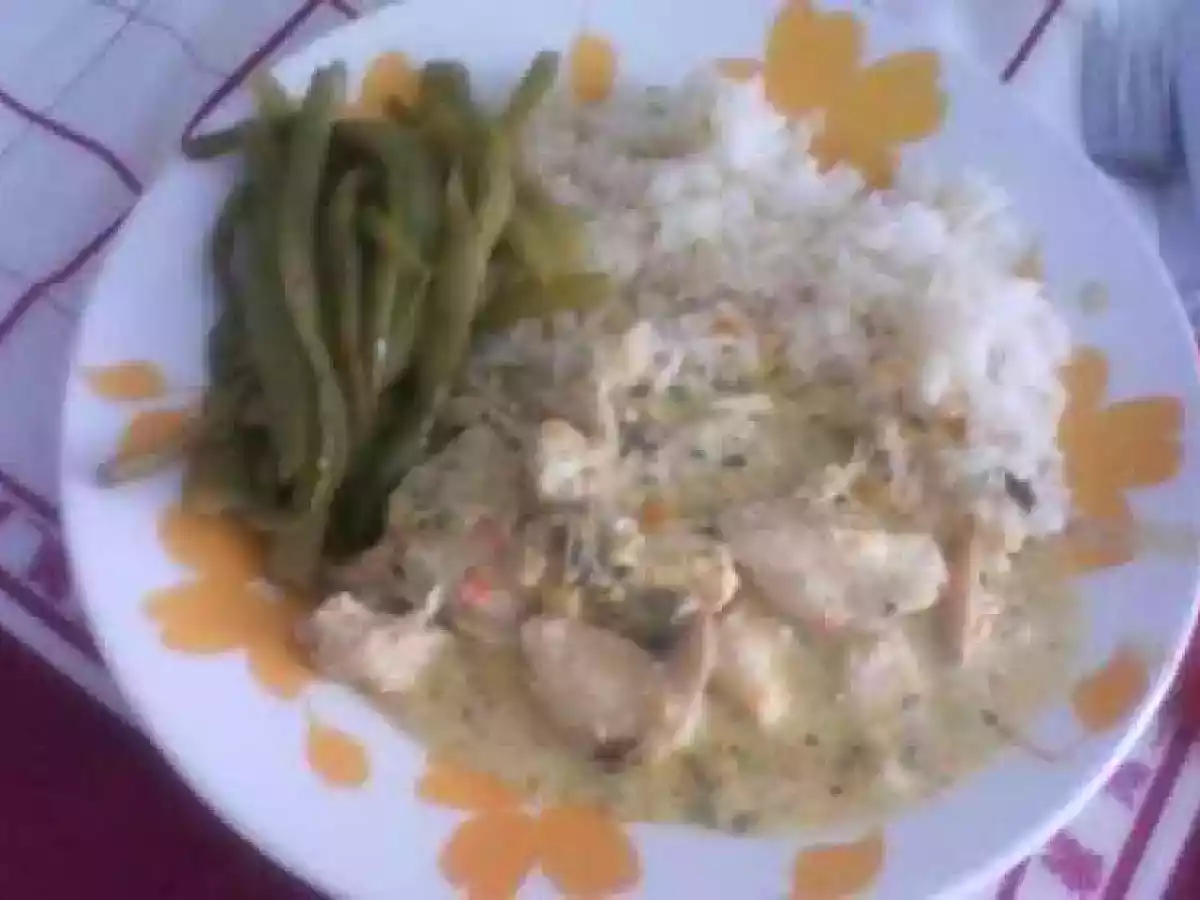 Bifinhos na bimby com arroz de legumes e feijão verde a vapor