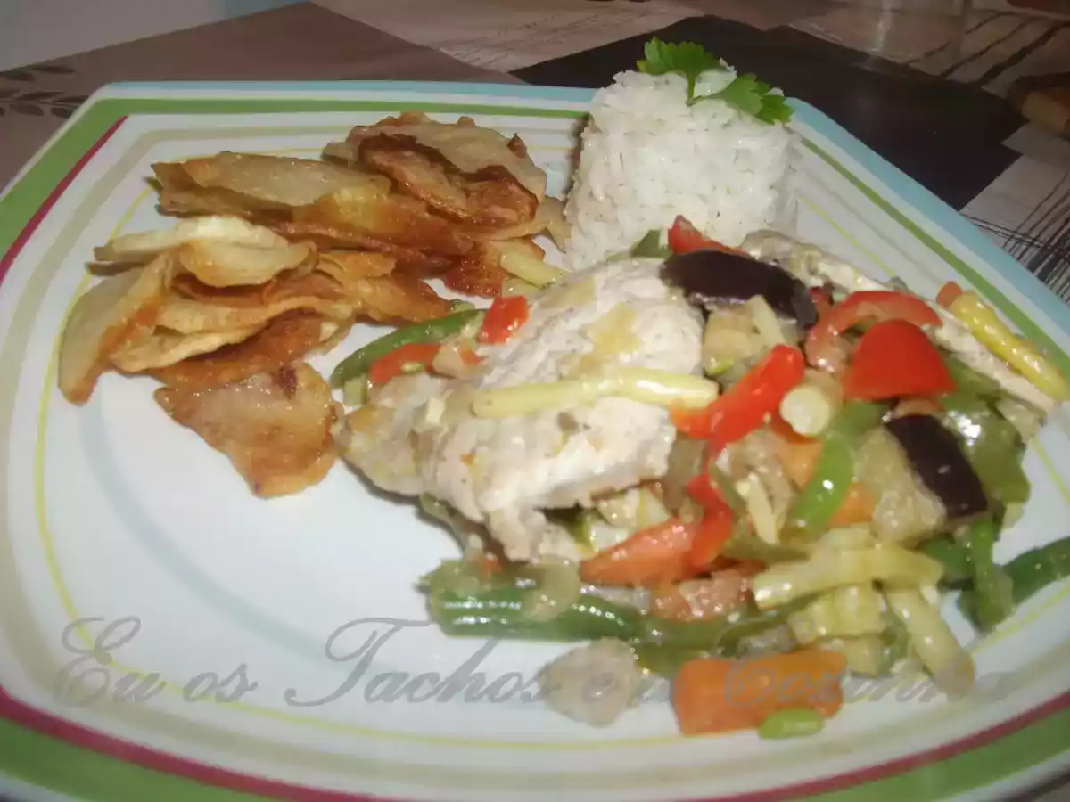 Bifinhos salteado com legumes