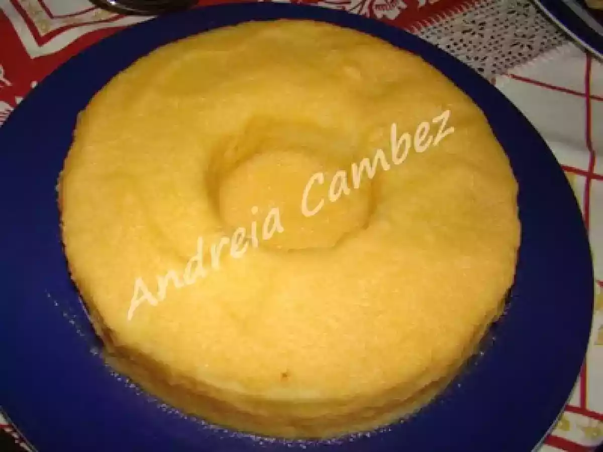 Bimby - Bolo de claras com cobertura de ovos