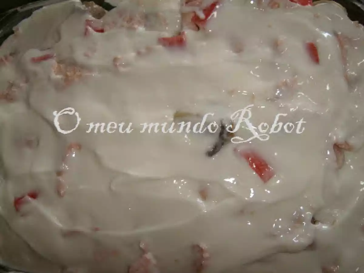 Bimby - Penne gratinada com salmão, cogumelos e delicias do mar - foto 4