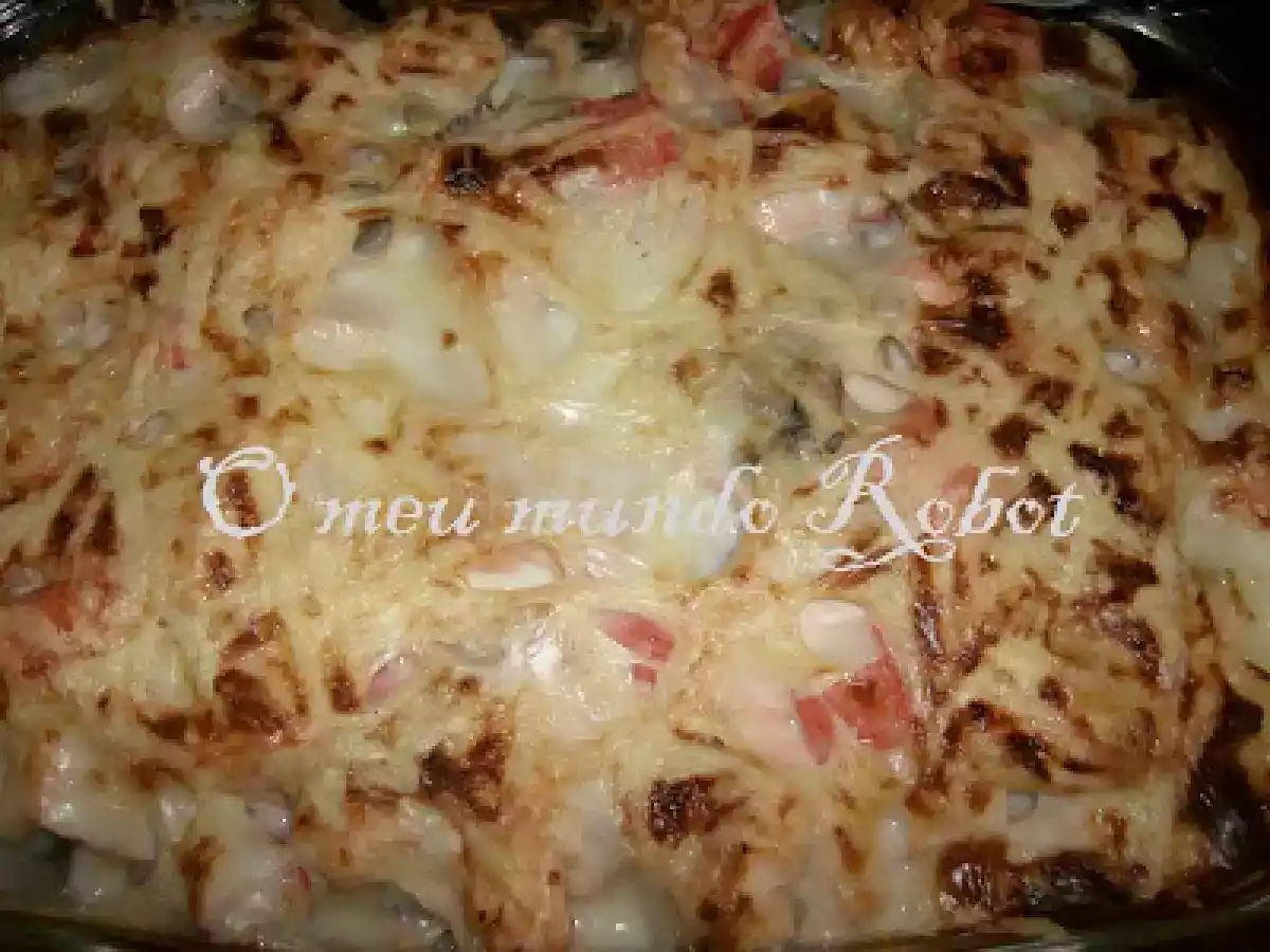 Bimby - Penne gratinada com salmão, cogumelos e delicias do mar - foto 6