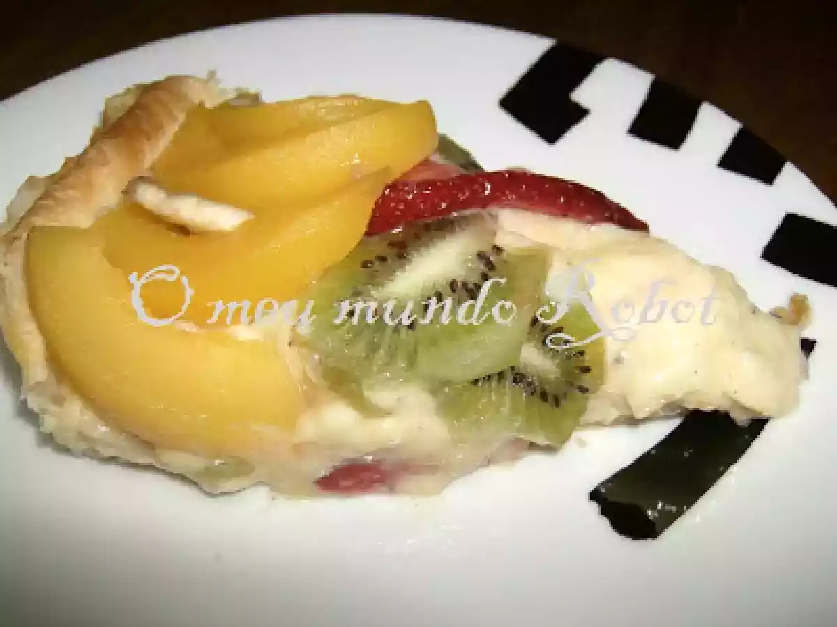 Bimby - Tarte de fruta com creme pasteleiro