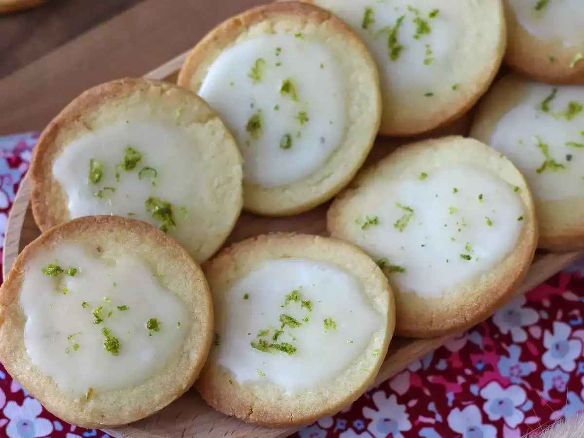 Biscoito amanteigado de limão verde com glacê - foto 7