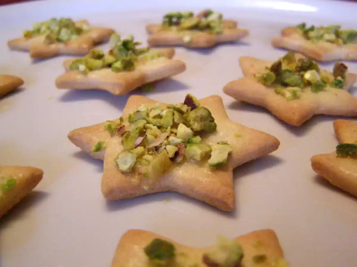 Biscoito de natal com pistache