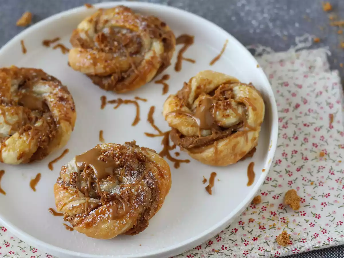 Biscoito folhado de canela, fácil e rápido a preparar! - foto 3