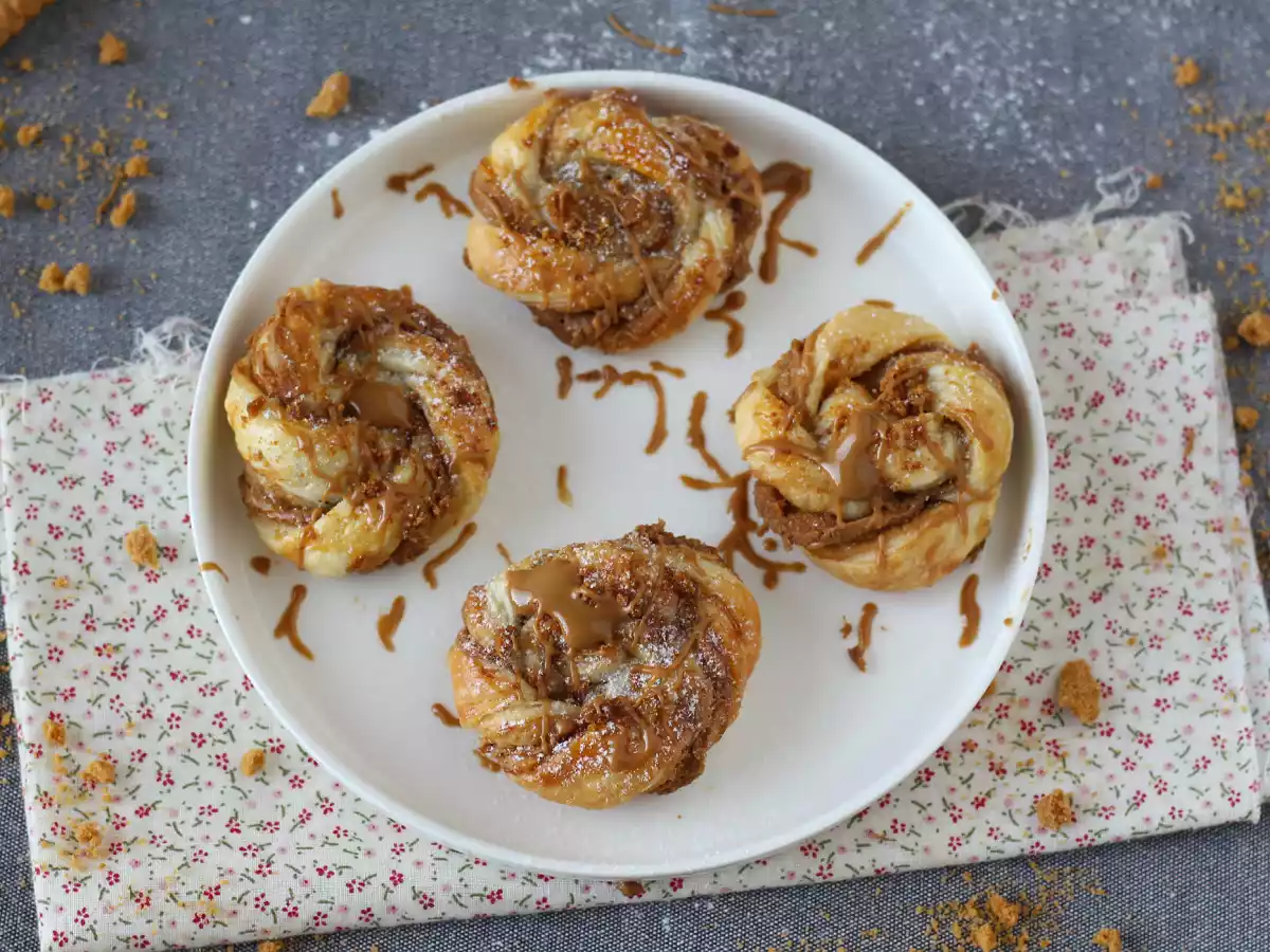 Biscoito folhado de canela, fácil e rápido a preparar! - foto 4
