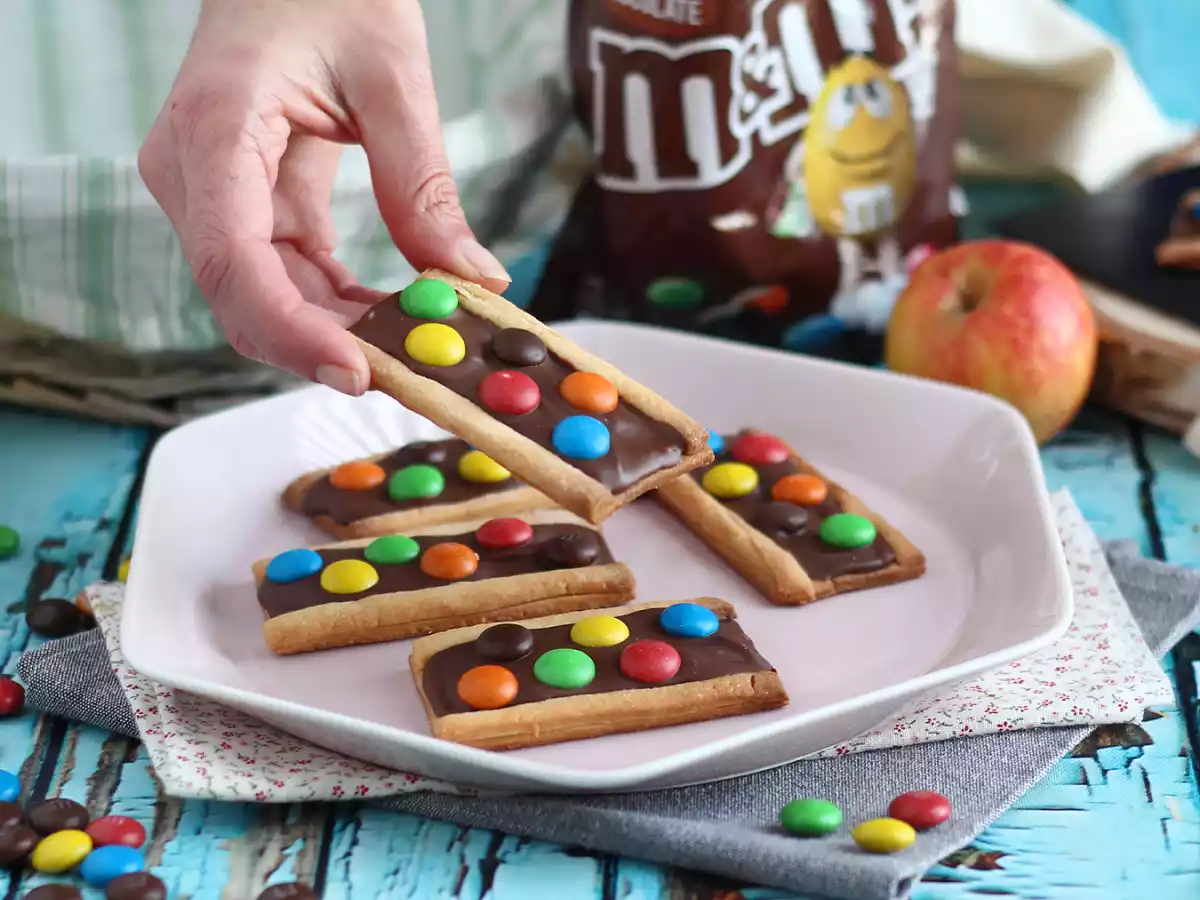 Biscoito m&m's