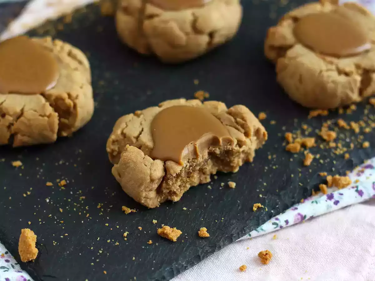 Biscoito sabor canela (speculoos) com apenas 3 ingredientes - foto 2