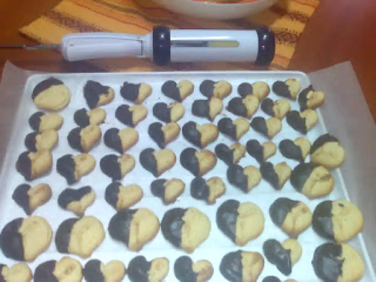 Biscoitos com o Dispara biscoitos